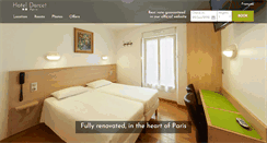 Desktop Screenshot of hoteldarcetparis.com